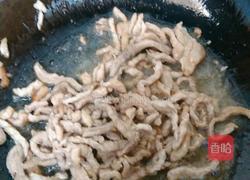 蒜苔炒肉丝的做法图解4
