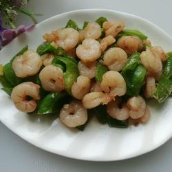 青椒炒虾仁的做法[图]