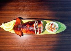 西梅熏肉酿鱿鱼筒