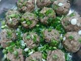 香菇豌豆肉丸子