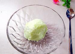 自制冰淇淋 绿茶味