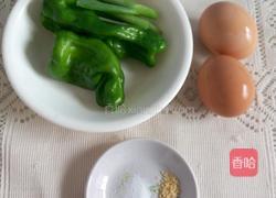 青椒鸡蛋片的做法图解1