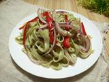 辣拌菠菜凉面