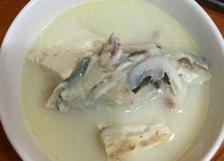 汤白肉嫩鱼头豆腐汤