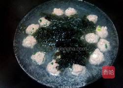 紫菜丸子汤的做法图解6