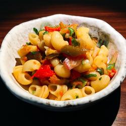 意式烤蔬菜拌烟斗面的做法[图]