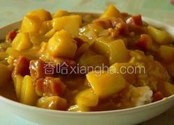 咖喱鸡腿土豆