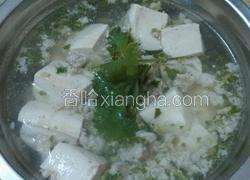 豆腐肉末汤
