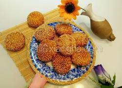空心芝麻南瓜饼