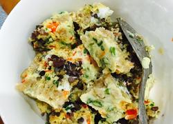 五谷杂粮肉沫蛋饼饭
