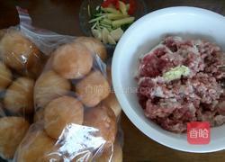 面筋果塞肉的做法图解1