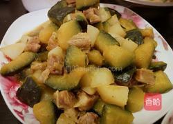 小南瓜土豆炖牛腩的做法图解7