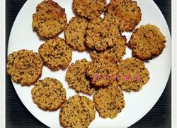 高纤麦片黑芝麻饼干