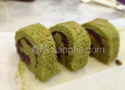 红豆抹茶卷