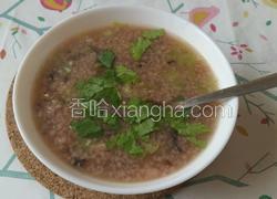 小米海参青菜粥