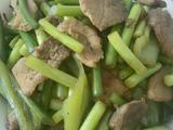 蒜台炒肉