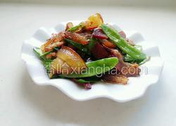 豌豆片炒腊肉