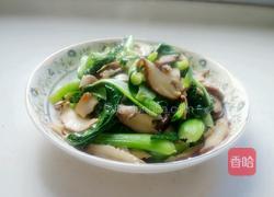香菇青菜的做法图解9
