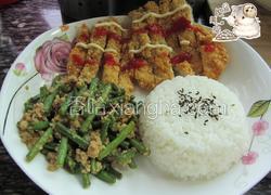 幸福的鸡排饭