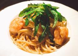 黑胡椒虾肉意大利面