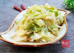 炝炒圆白菜的做法图解12