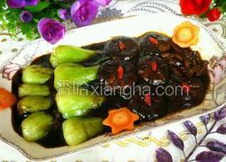 油菜炒香菇