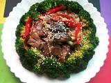 腊肉炒西兰花