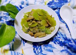 莴苣炒肉