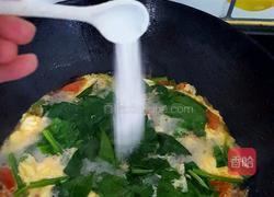 番茄鸡蛋菠菜汤的做法图解7