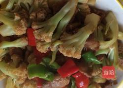 花菜炒肉的做法图解6