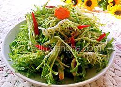 凉拌苦菊菜