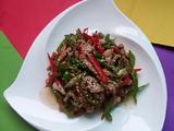 尖椒炒肉丝