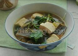 海带丝豆腐汤