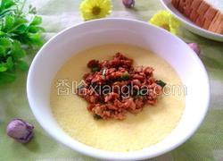 肉末豆腐蒸蛋羹