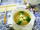 荸荠红萝卜小菜心肉饼汤的做法[图]
