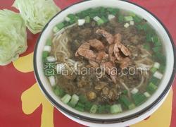 酸菜肉丝面