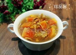 虫草花木瓜排骨汤
