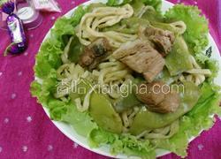油豆角焖面