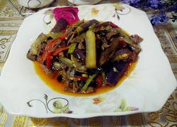 香辣茄子炒肉