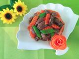 胡萝卜炒腰花