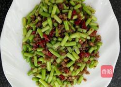 肉沫蒜苔粒～家常菜的做法图解10