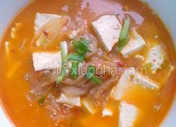 韩式辣白菜豆腐汤