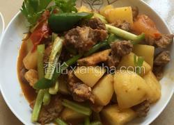 西红柿土豆烧牛肉