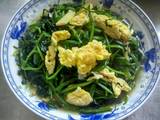 鸡蛋炒菠菜