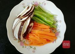 炒素三丝的做法图解2