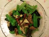 青椒肉片炒腐竹