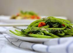 蒜炒茼蒿