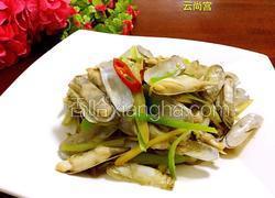 葱姜炒蛏子