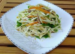 青椒茭白炒肉丝