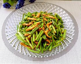 蚝油蒜苗炒鸡丝[图]